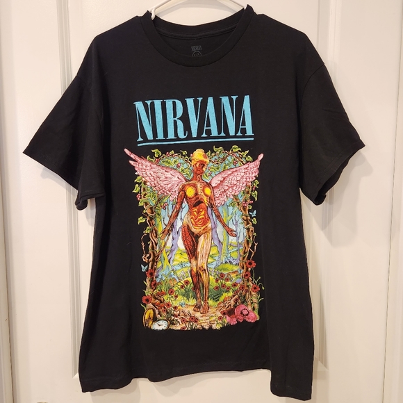 Nirvana Forest In Utero Album T-Shirt - Picture 1 of 7